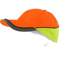 Gorra de trabajo con bandas eflectantes amarilla barata Gorra de trabajo con bandas eflectantes amarilla barata