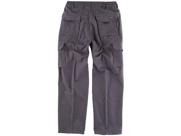 Pantalon future gris grabada