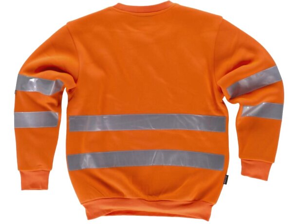 Sudadera fluor naranja a.v. economico