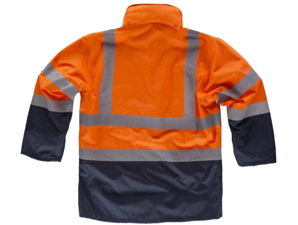 Parka fluor marino naranja a.v.