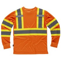Camiseta fluor amarillo a.v. naranja a.v. personalizada