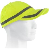 Gorras planas de poliéster de ajustable con franja reflectante