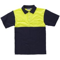 Polo fluor marino naranja a.v. personalizada Polo fluor marino naranja a.v. personalizada