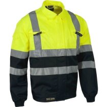 Chaqueta Bukoba marino con bandas reflectantes