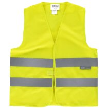 Chaleco reflectante amarillo niños con velcro