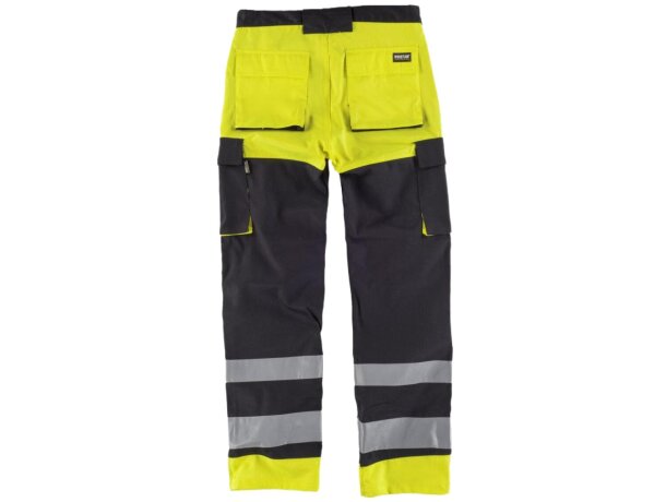 Pantalon fluor negro amarillo a.v.