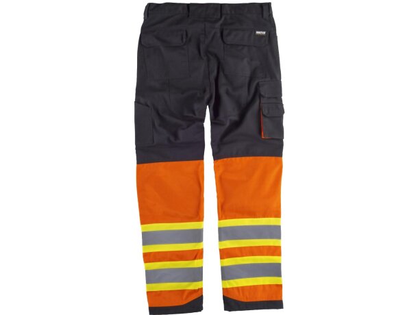 Pantalon fluor negro naranja a.v.