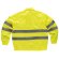 Chaqueta monocolor con reflectantes y bolsillos amarillo a.v. con logo