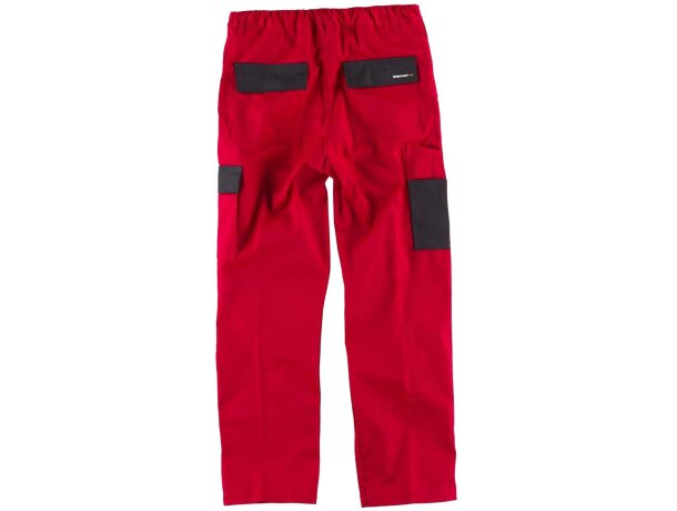 Pantalon future rojo negro
