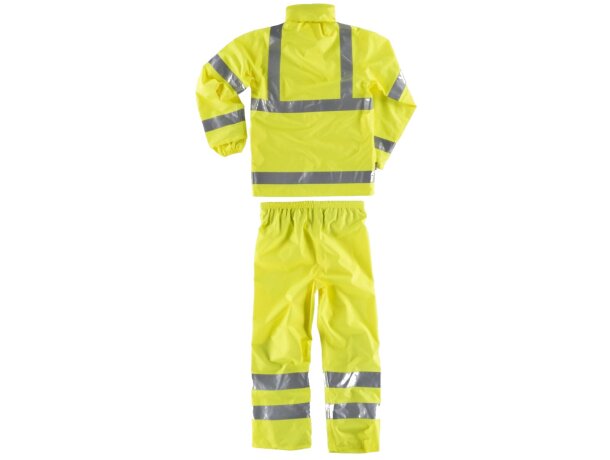 Impermeable fluor amarillo personalizada