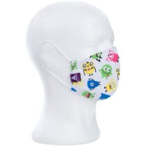 Mascarilla reutilizable con estampado infantil