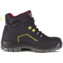 Bota protección negro   rojo   amarillo a.v.