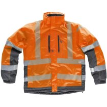 Parka fluor amarillo a.v. gris oscuro personalizada Parka fluor amarillo a.v. gris oscuro personalizada