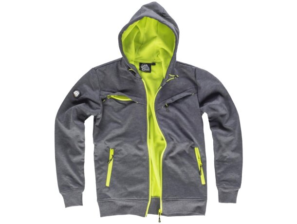 Workshell sport gris amarillo a.v.