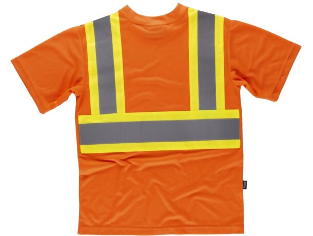 Camiseta fluor naranja av amarillo av personalizada