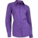 Blusa de mujer para hostelería de manga larga lila