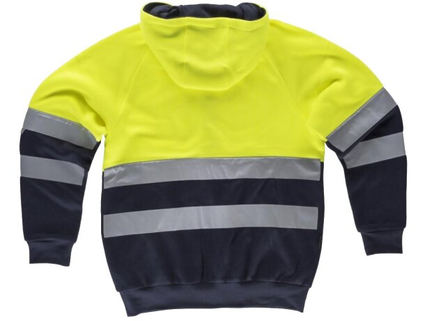 Sudadera fluor amarillo a.v. marino