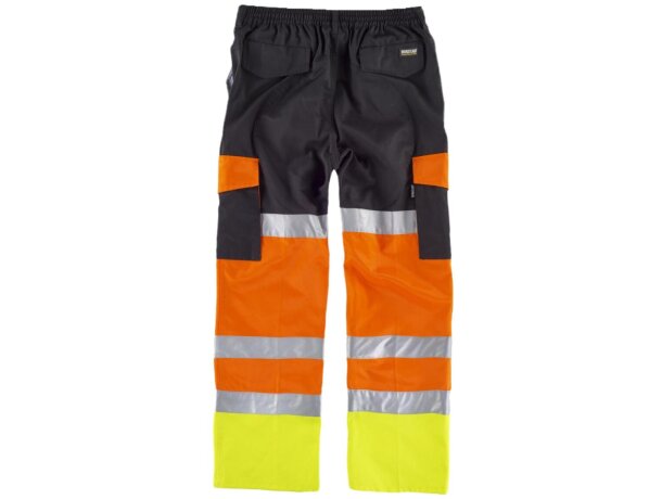 Pantalon fluor negro naranja av amarillo av