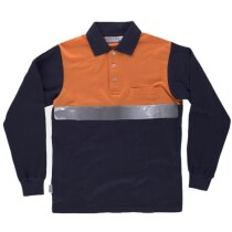 Polo fluor marino naranja a.v.