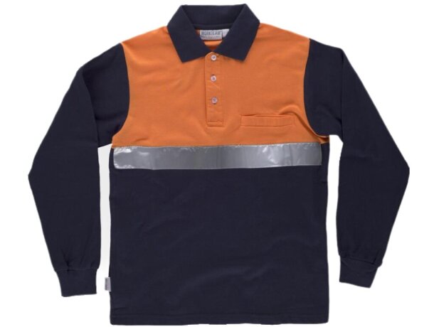 Polo fluor marino naranja a.v.