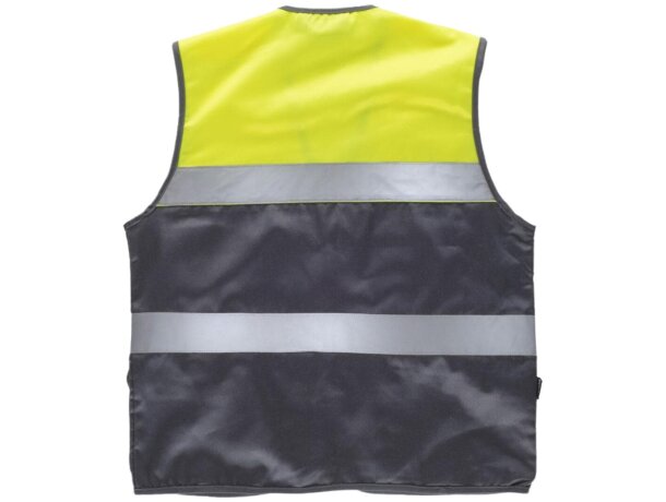 Chaleco fluor gris amarillo a.v.