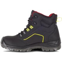 Bota protección negro rojo amarillo a.v. personalizado