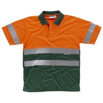 Polo fluor naranja av gris personalizada