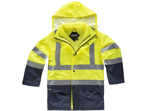 Parka fluor marino amarillo a.v.