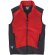 Chaleco sport rojo negro