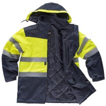 Parka acolchada amarillo fluor Diepholz