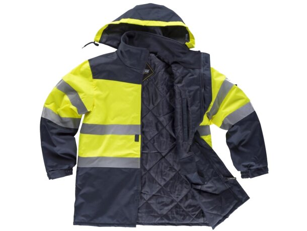 Parka fluor amarillo a.v. marino