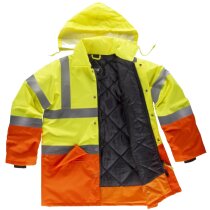 Parka fluor amarillo a.v. naranja a.v. personalizado