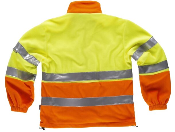 Polar fluor naranja av amarillo av merchandising