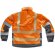 Parka fluor naranja a.v. gris oscuro