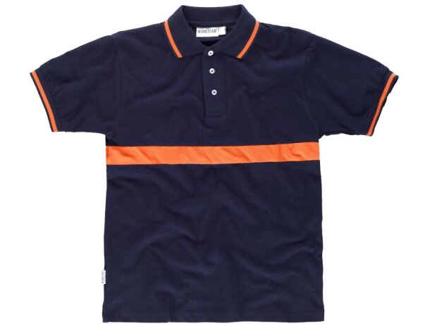 Polo fluor marino naranja a.v.