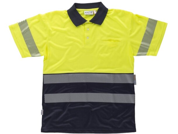 Polo fluor marino amarillo a.v.