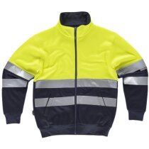 Sudadera fluor amarillo a.v. marino