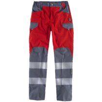Pantalon fluor rojo gris oscuro personalizada