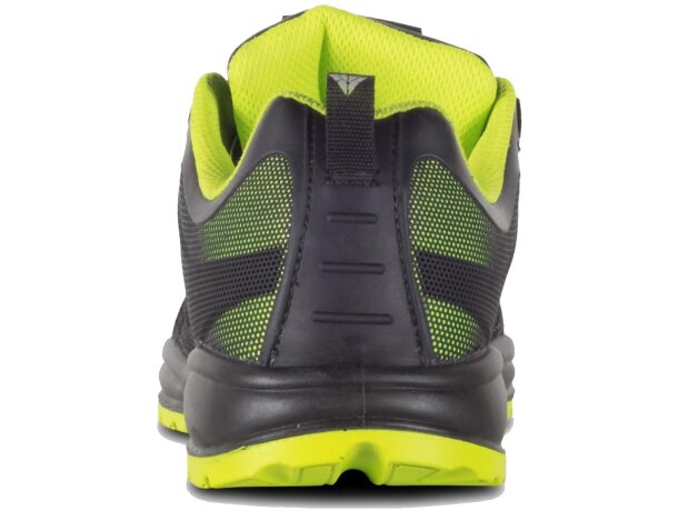 Zapato protección verde lima negro merchandising