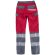 Pantalon fluor rojo gris oscuro