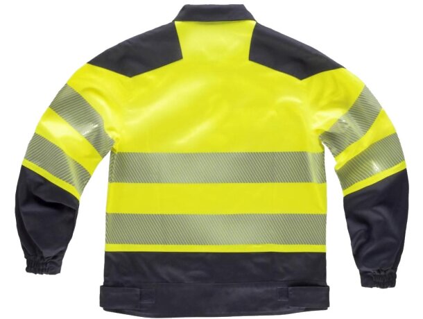 Cazadora fluor negro amarillo a.v. merchandising