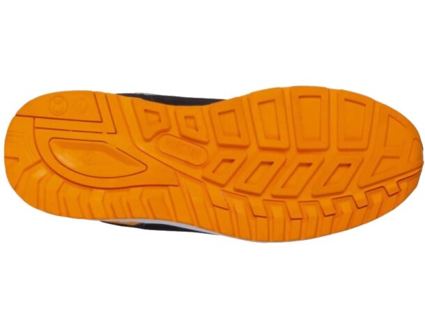 Zapato protección negro naranja a.v.