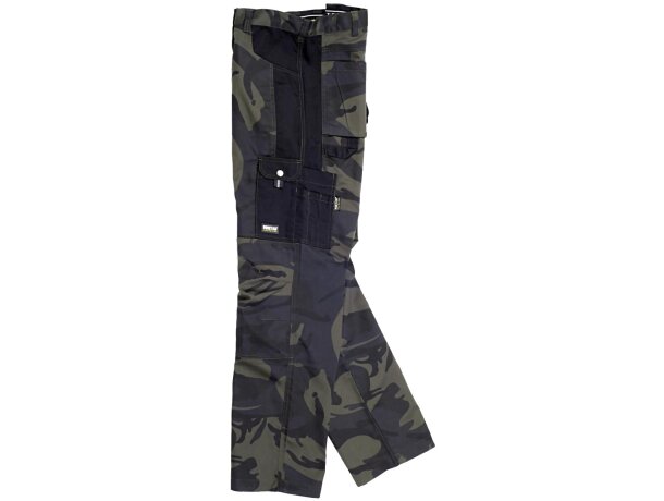 Pantalon sport camuflaje gris negro