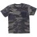 Camiseta camuflaje gris negro algodón 180 g/m²