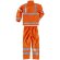 Impermeable fluor naranja