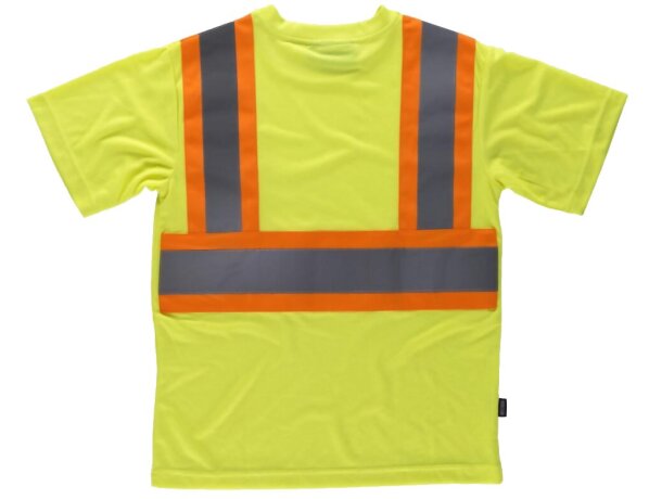 Camiseta fluor amarillo a.v. naranja a.v. personalizado