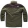 Parka sport verde caza/marron