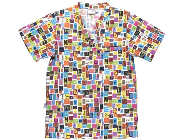 Casaca servicios estampado barata