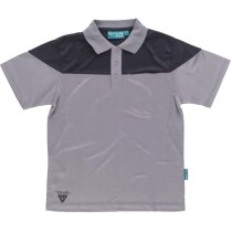 Polo future gris negro personalizado