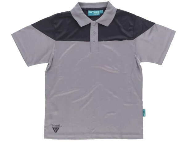 Polo future marino gris personalizada